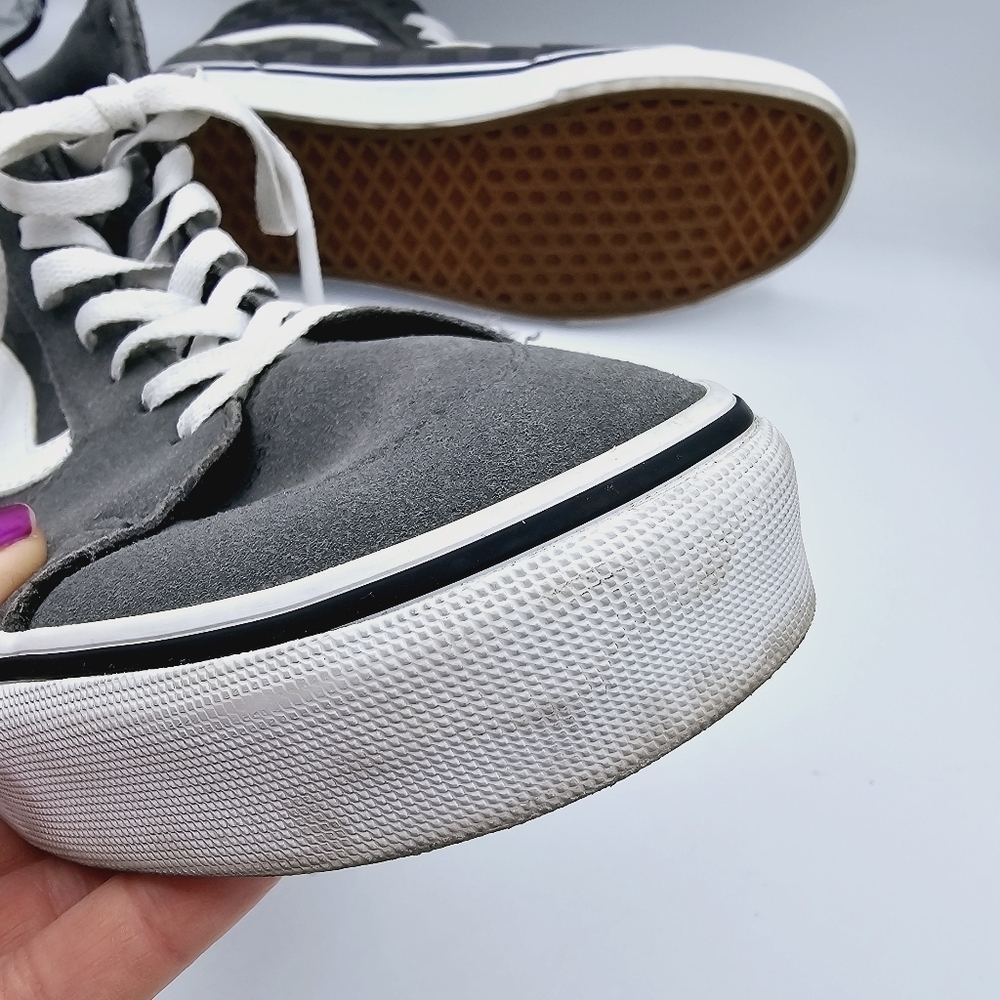 Vans Men's Gray High Top Sneakers 11.5 - Picture 15 of 16